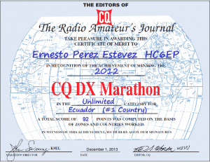HC6EP - Dx Marathon 2012
